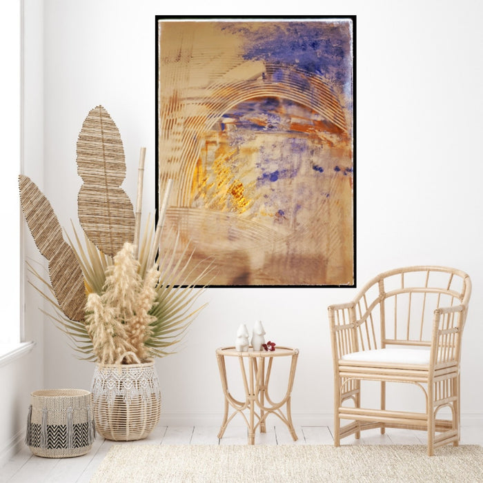 Golden Strike Wall Art - Gold Abstract Wall Art Decor Buy Online