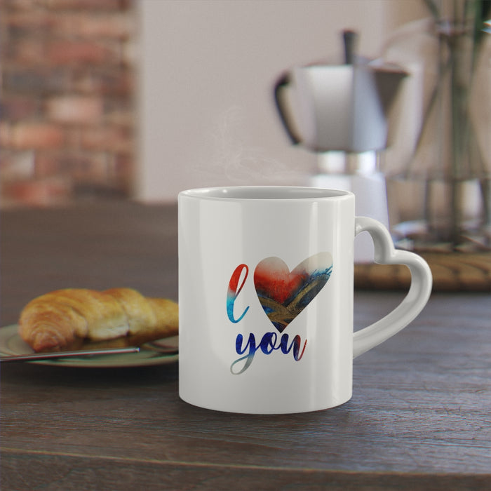 Heart-Shaped Mug