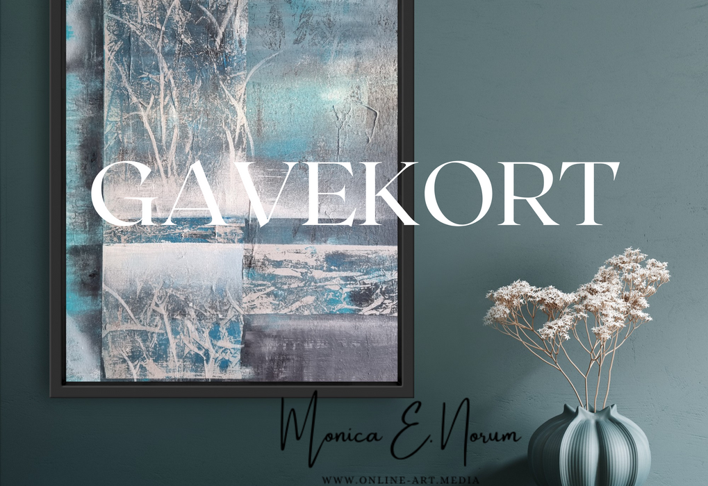 ONLINEMEDIAART GAVEKORT kr 10.000